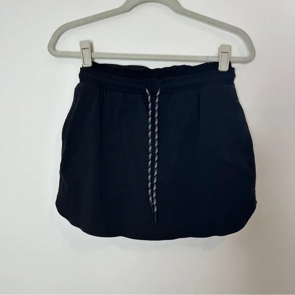 Athleta Black Crest Skort Skirt Size 0 Built in Shorts - Picture 5 of 12